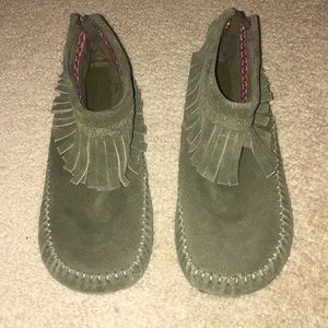 Like new suede moccasins